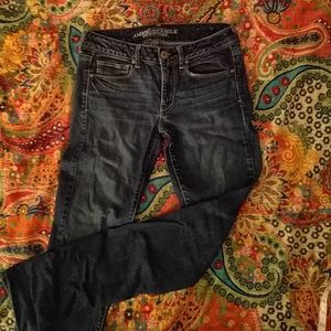 AEO skinny stretch jeans 6 long